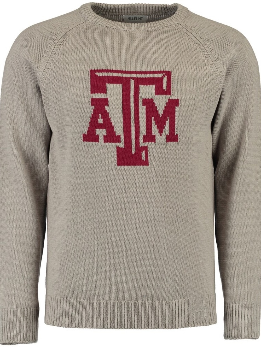Hillflint Men’s Crewneck Sweater with Maroon A&M Logo